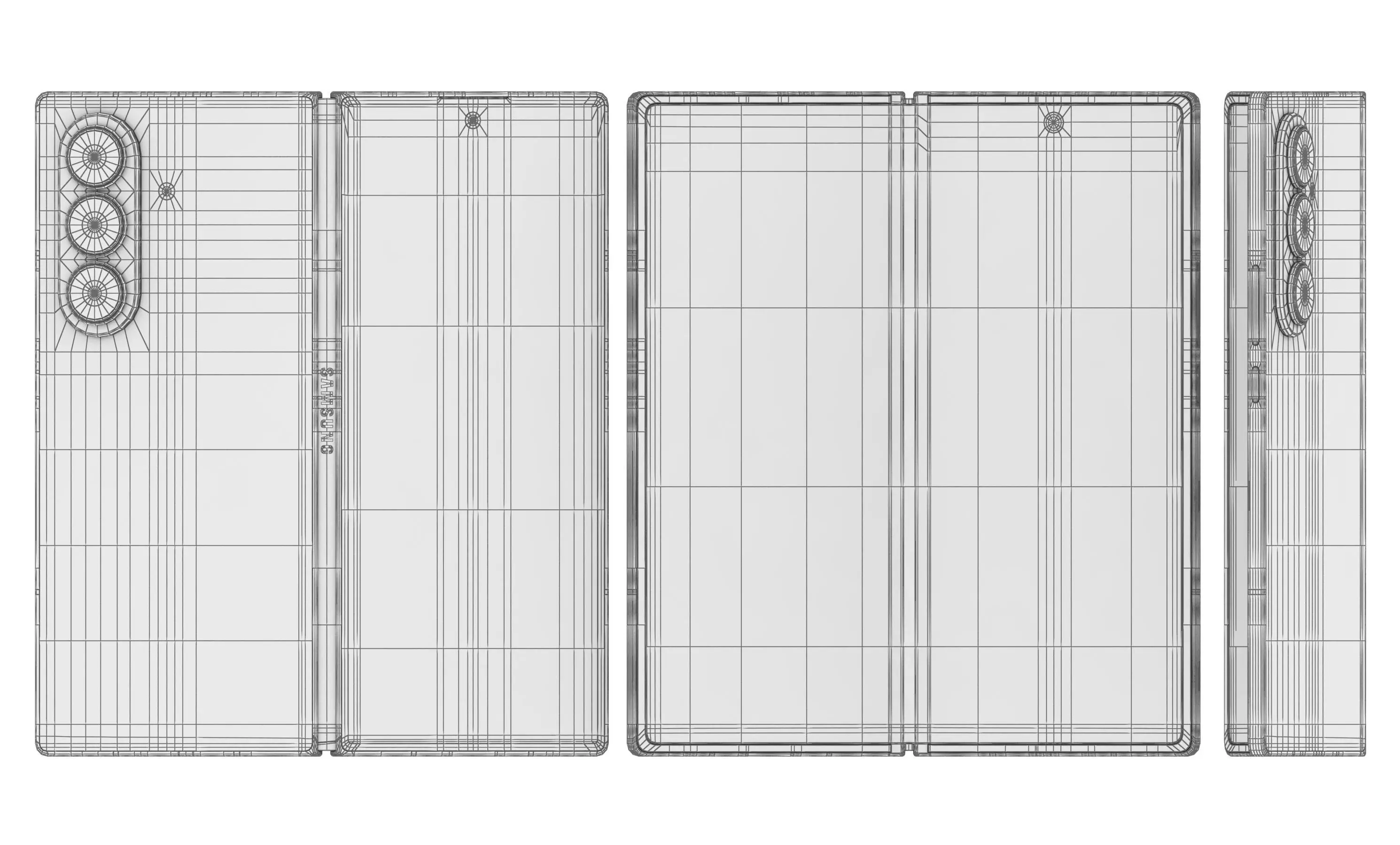 Samsung Galaxy Z Fold7 All Colors 3D model_33