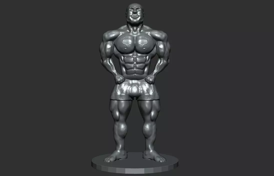Stylized Monster 3D Print Model Snagator OBJ STL 3MF 100mm 3D print model