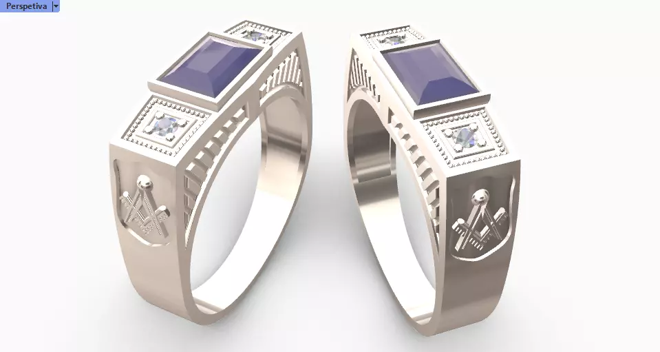 Anel formatura de Arquitetura 3D print model_2