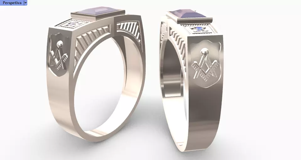 Anel formatura de Arquitetura 3D print model_4