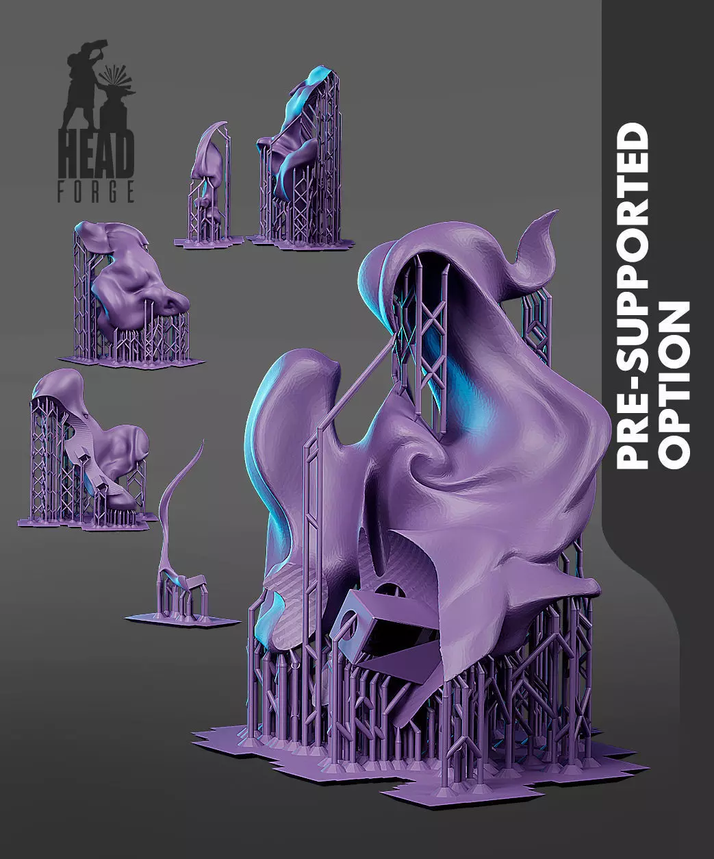 Sung Jin Woo Bust Solo Leveling 3D Printable Model 3D print model_8