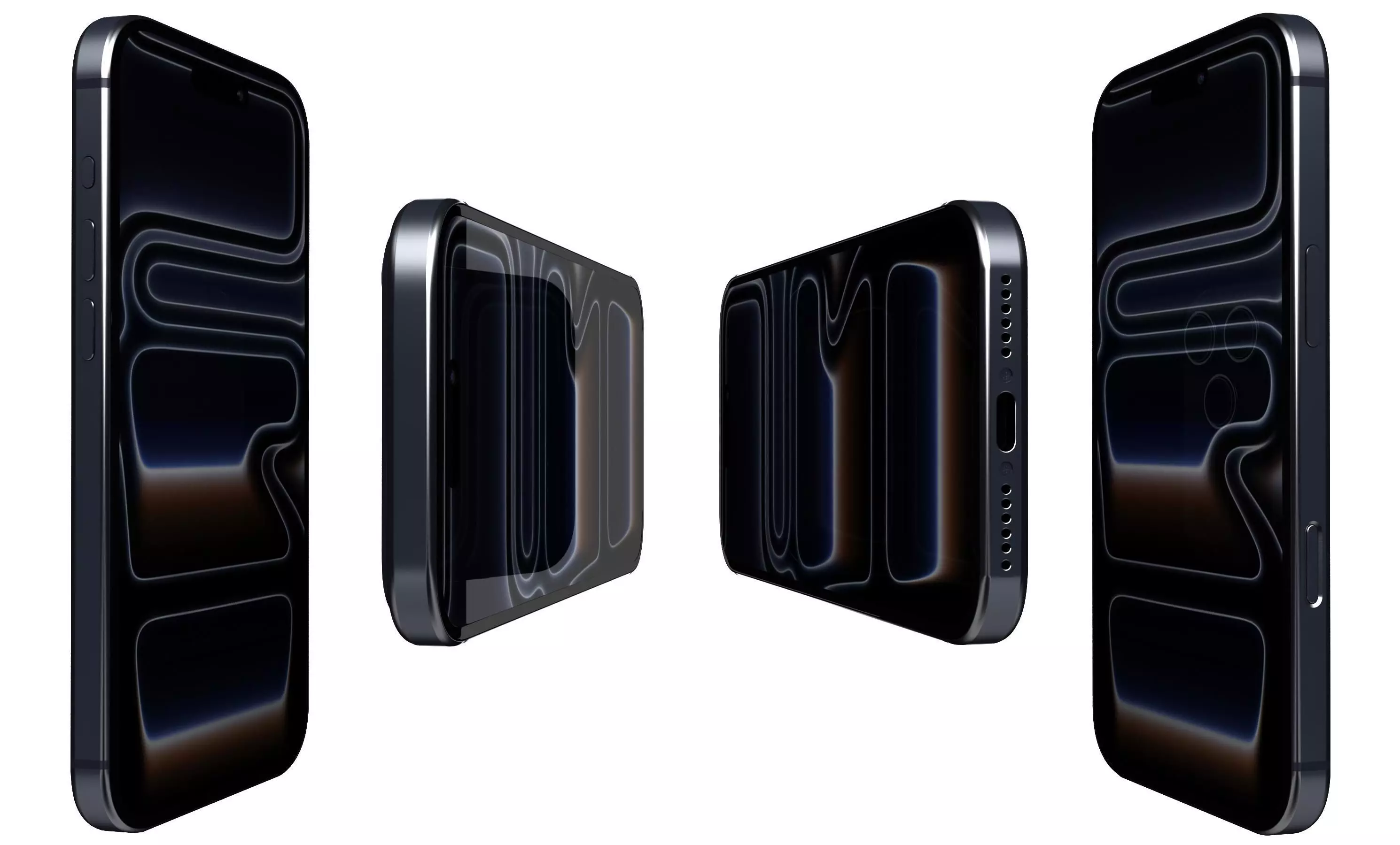 Apple iPhone 17 Pro Max Deep Blue 3D model_1