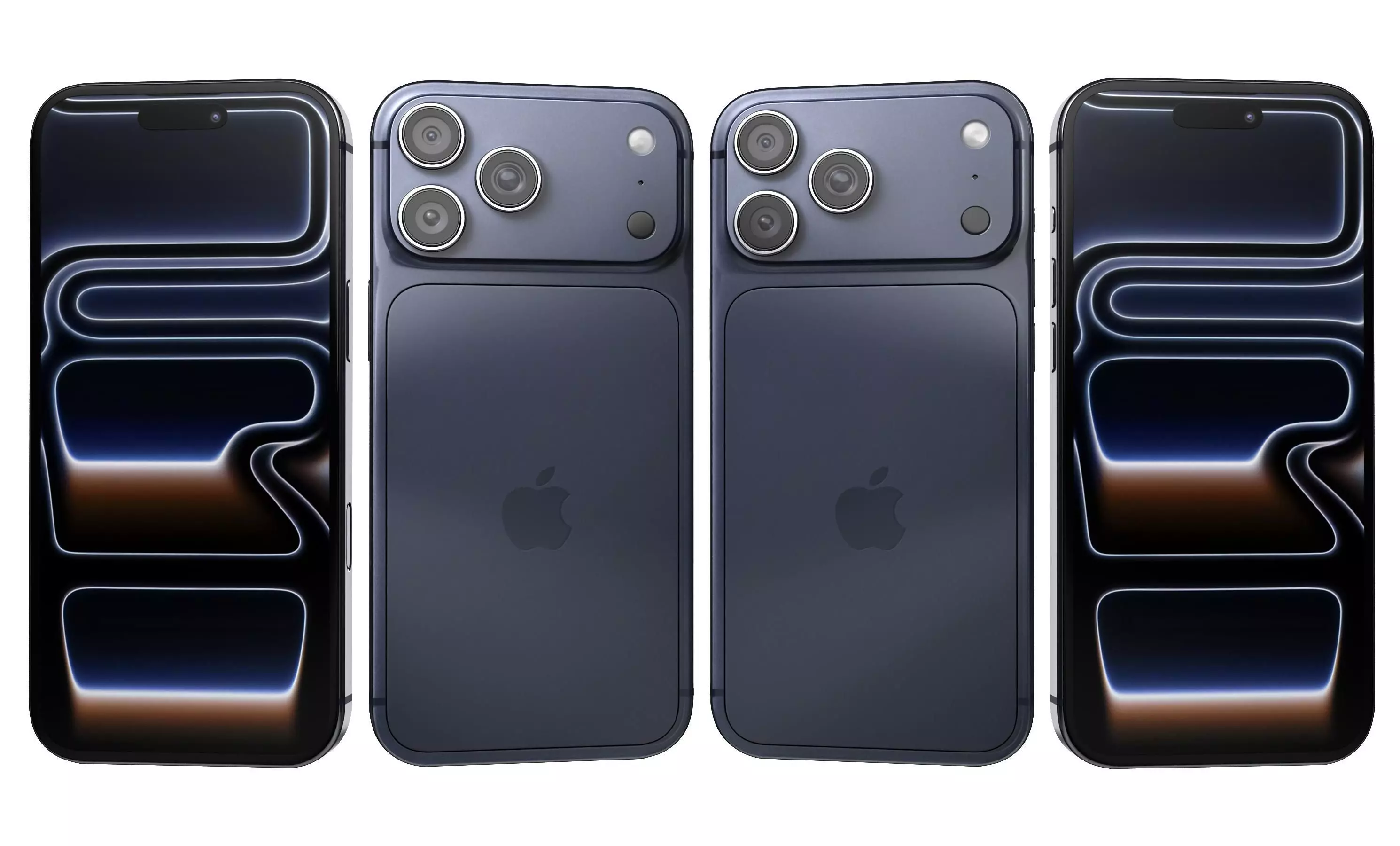 Apple iPhone 17 Pro Max Deep Blue 3D model_23