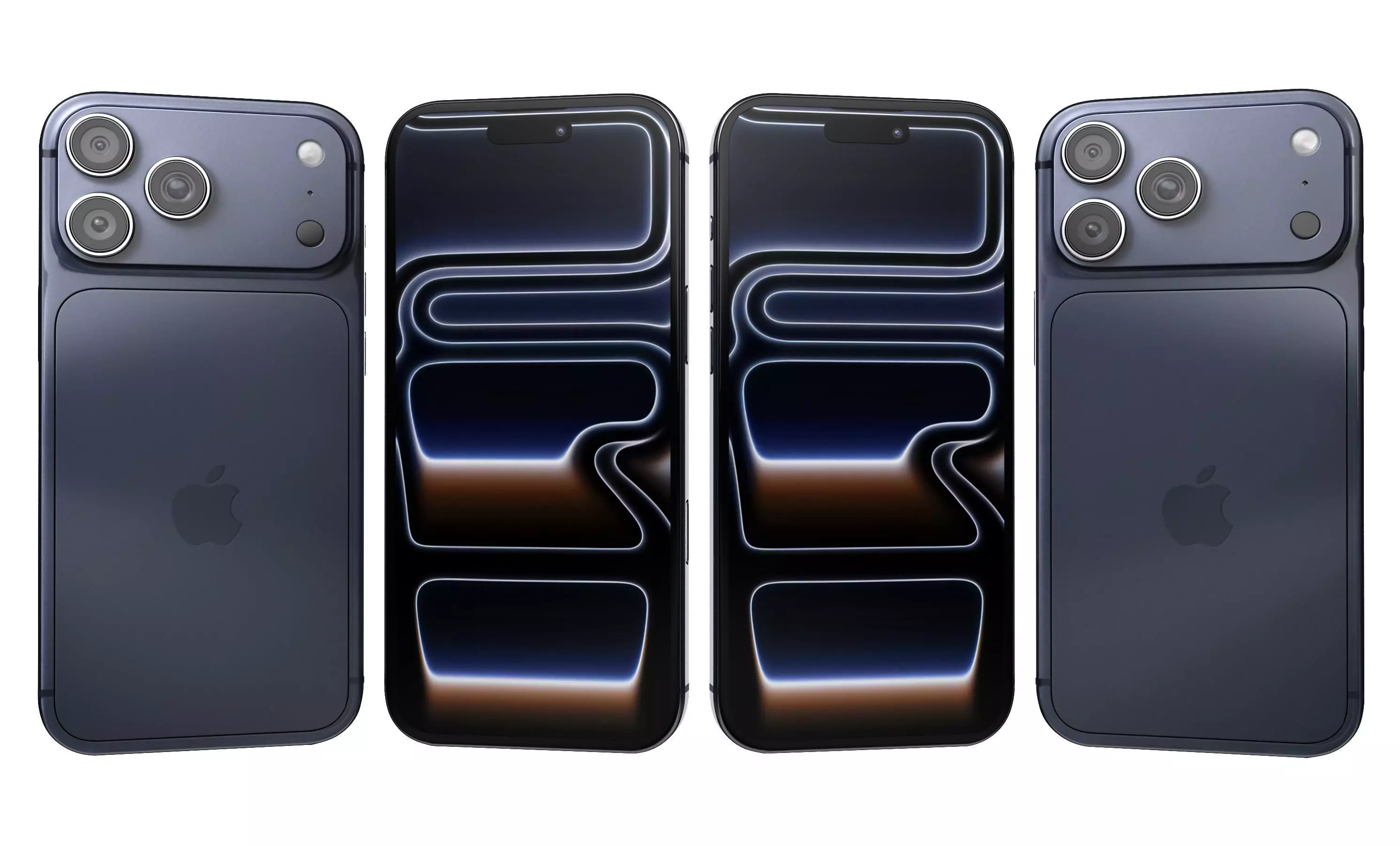 Apple iPhone 17 Pro Max Deep Blue 3D model_5
