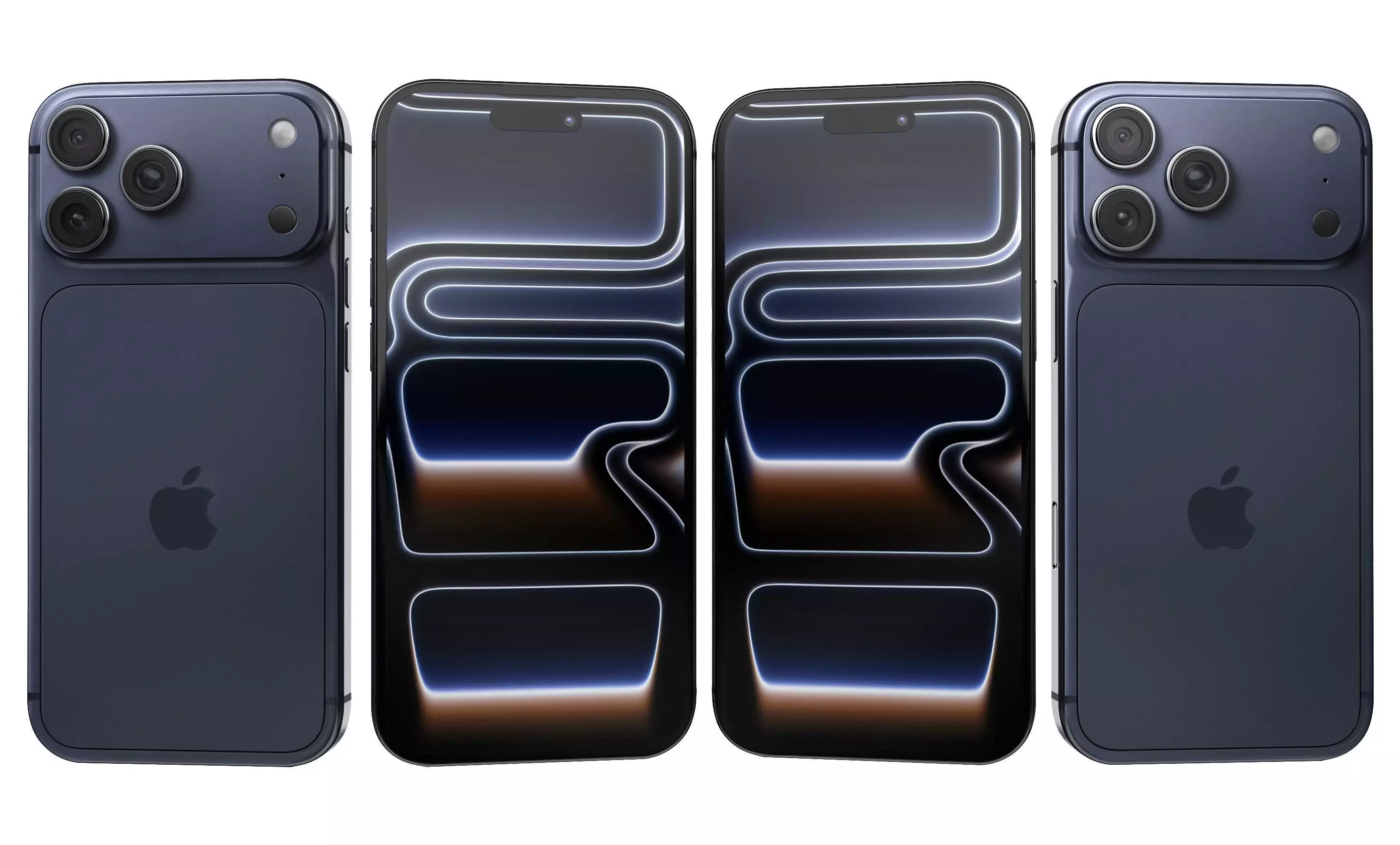 Apple iPhone 17 Pro Max Deep Blue 3D model_6