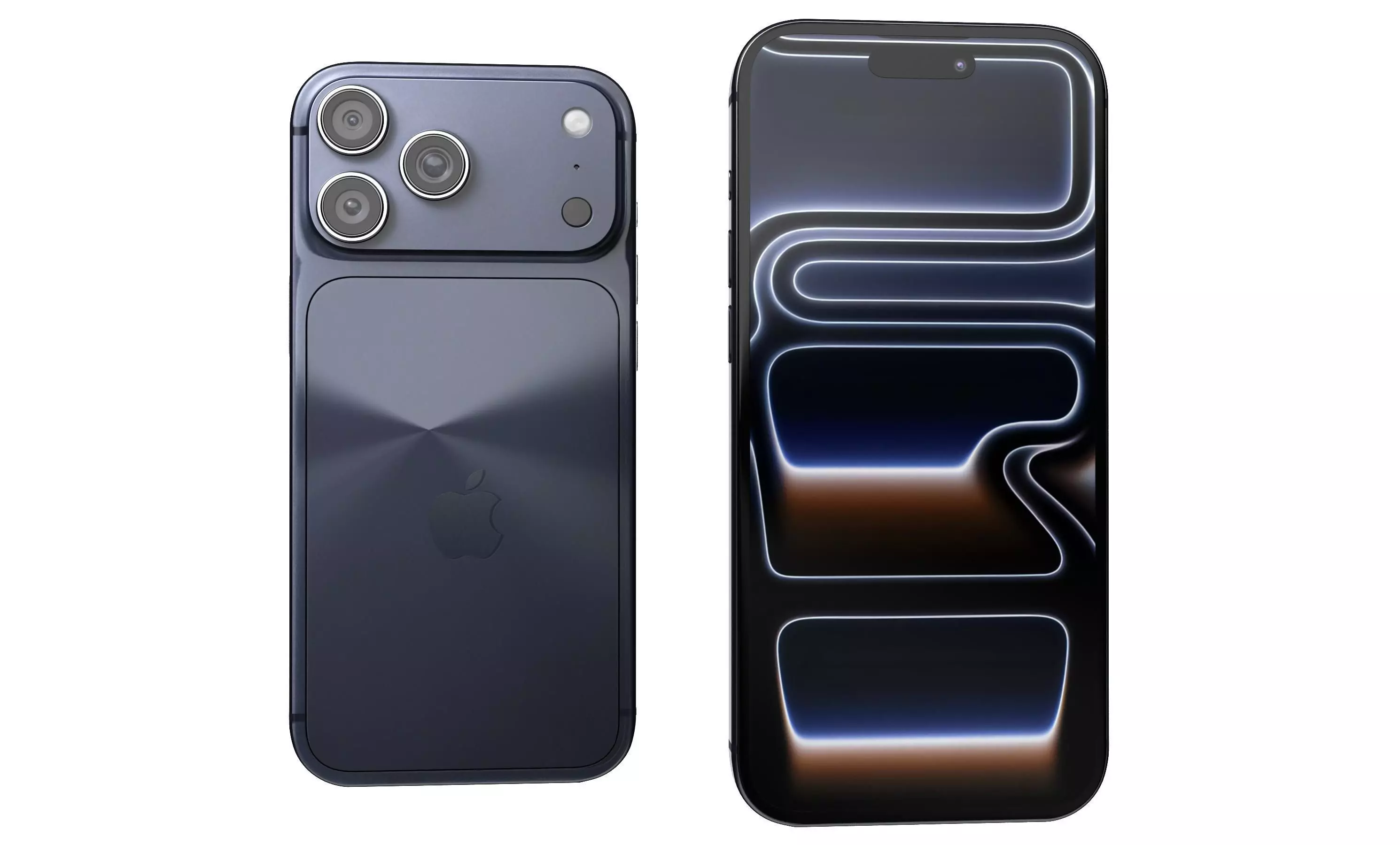 Apple iPhone 17 Pro Max Deep Blue 3D model_2