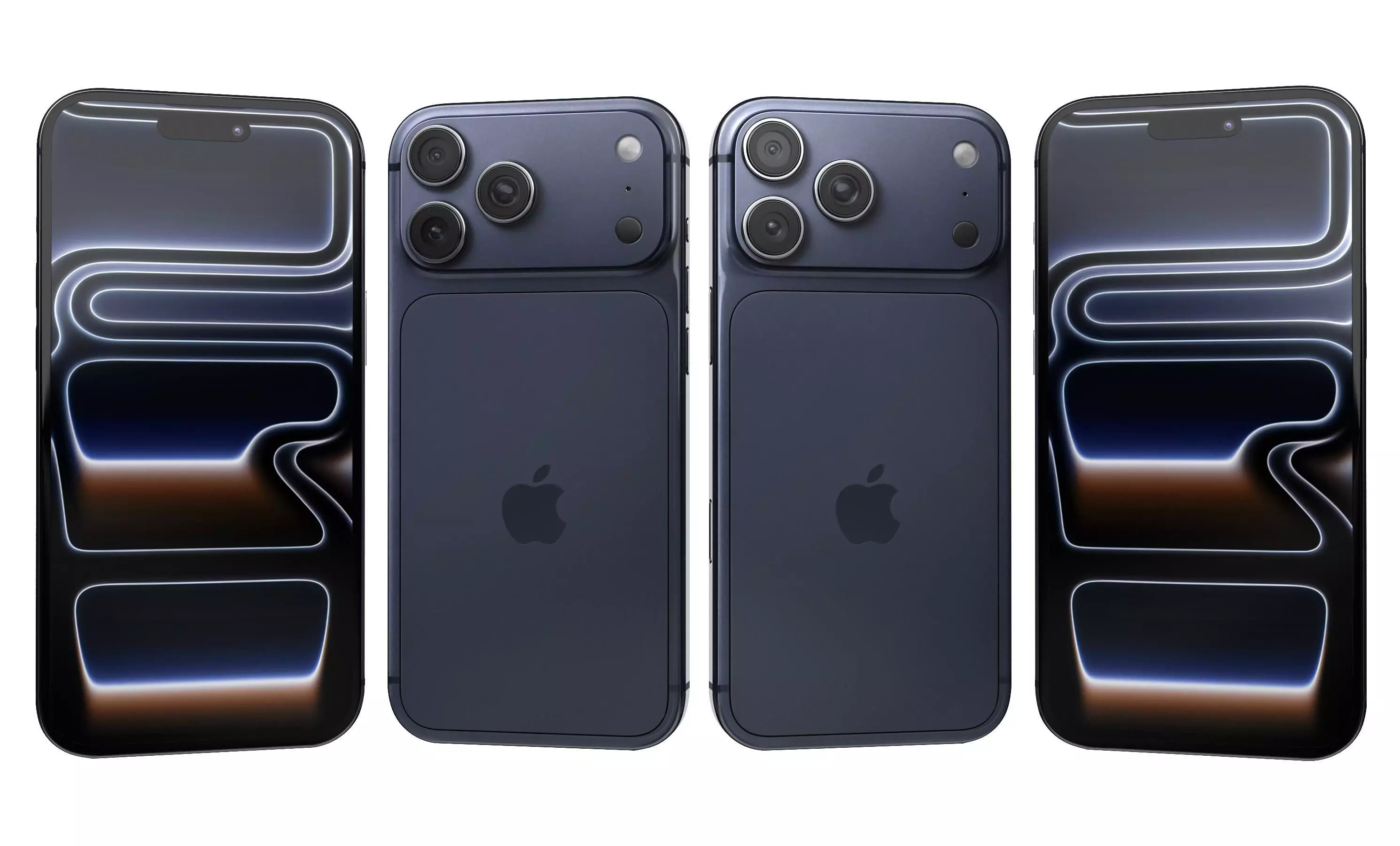 Apple iPhone 17 Pro Max Deep Blue 3D model_3