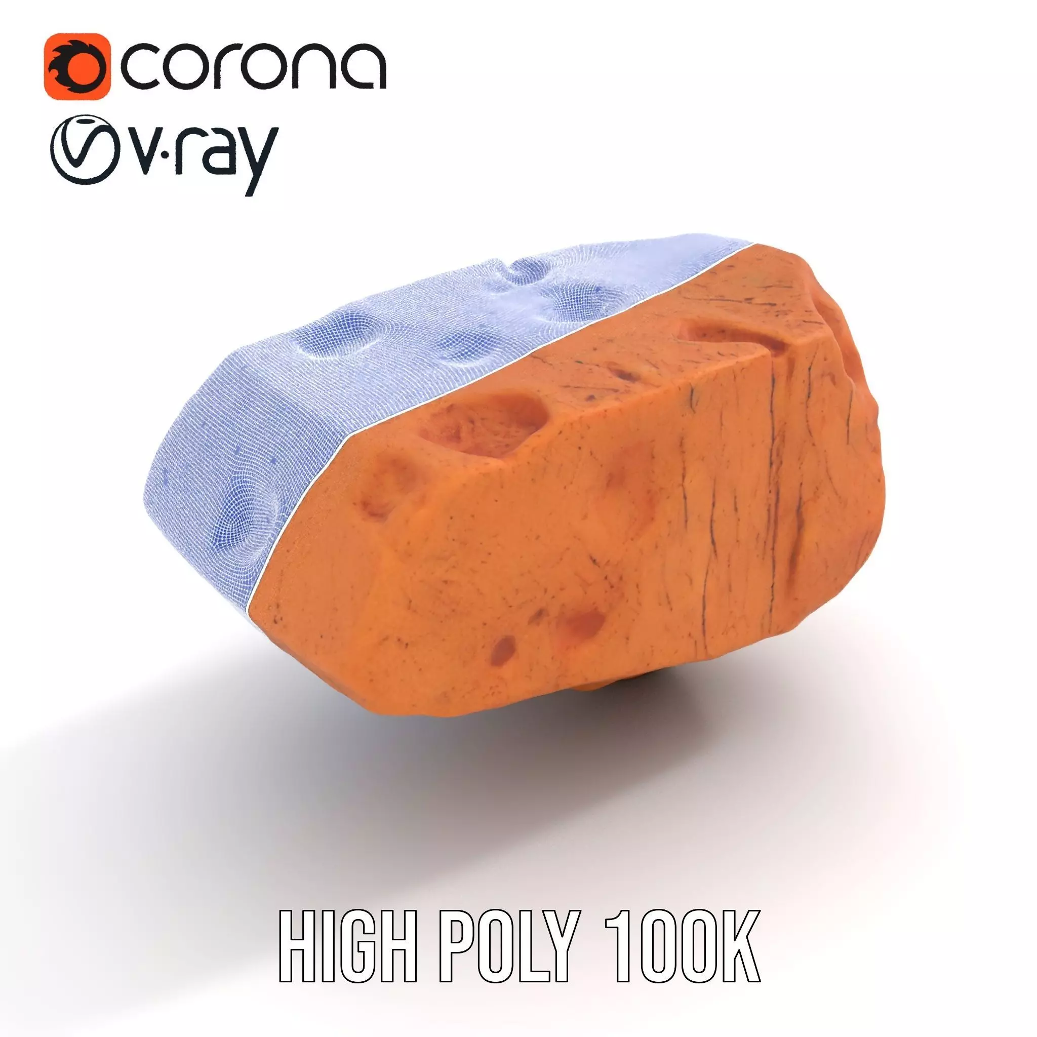 Rugged Sandstone Block model pack Texture_27