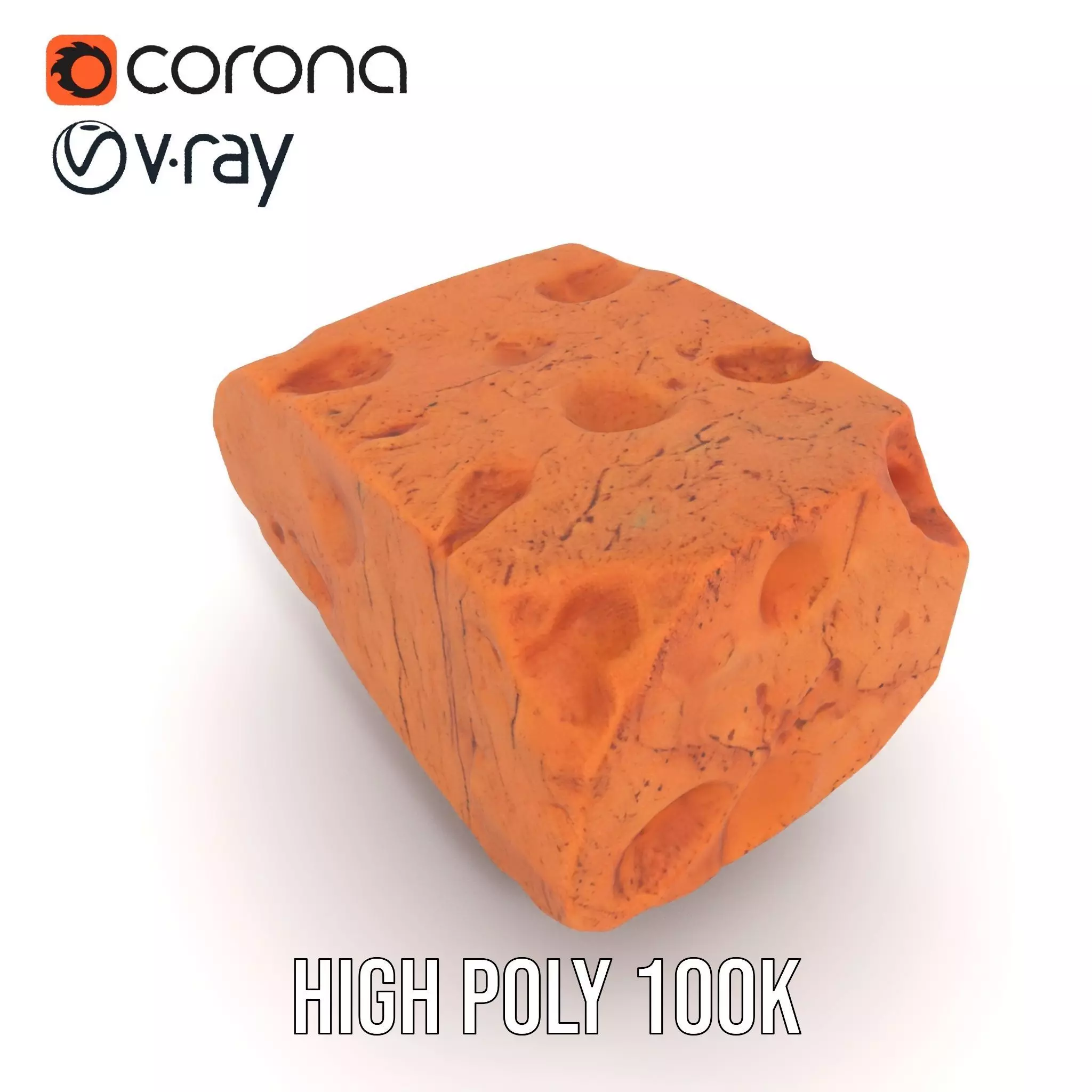 Rugged Sandstone Block model pack Texture_21