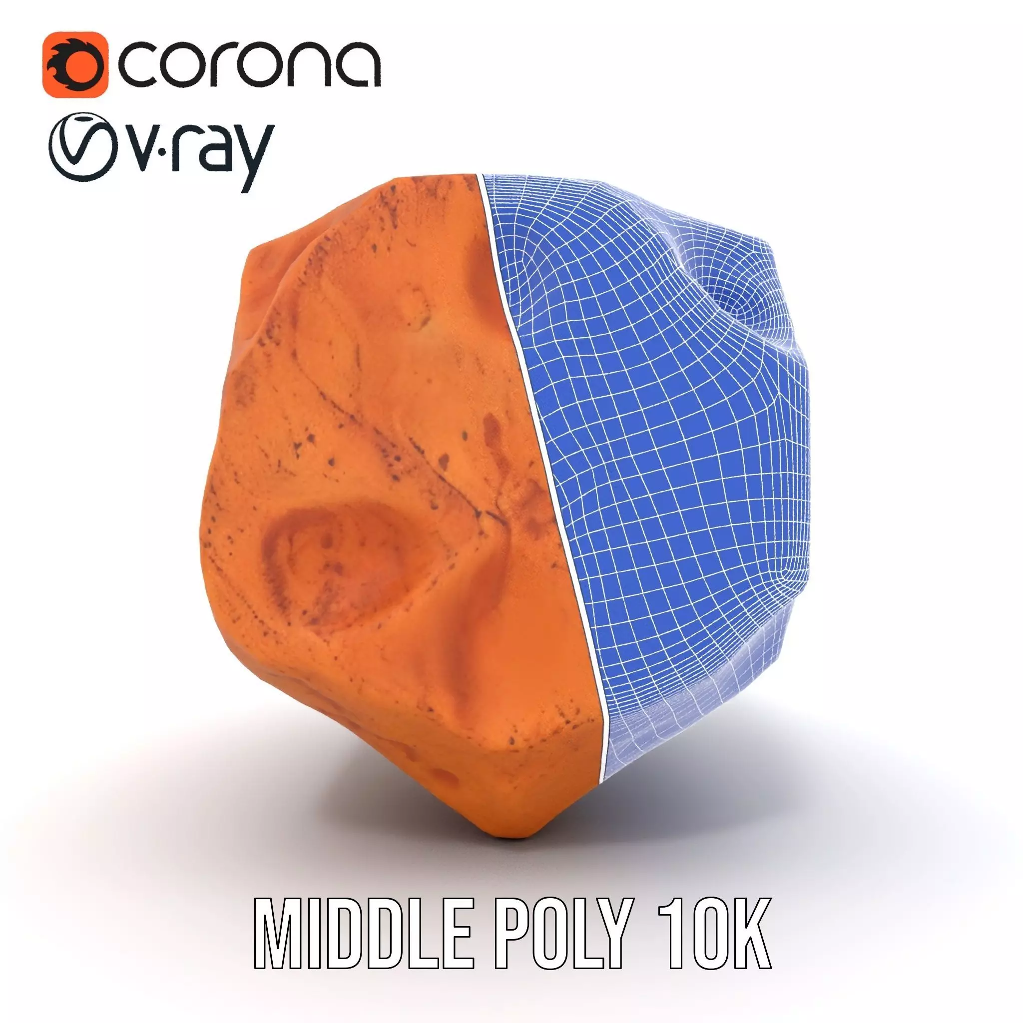 Rugged Sandstone Block model pack Texture_31