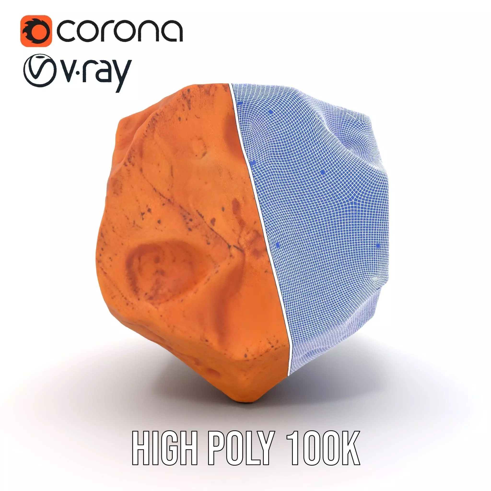 Rugged Sandstone Block model pack Texture_35