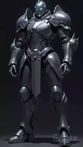 Futuristic Armored Knight