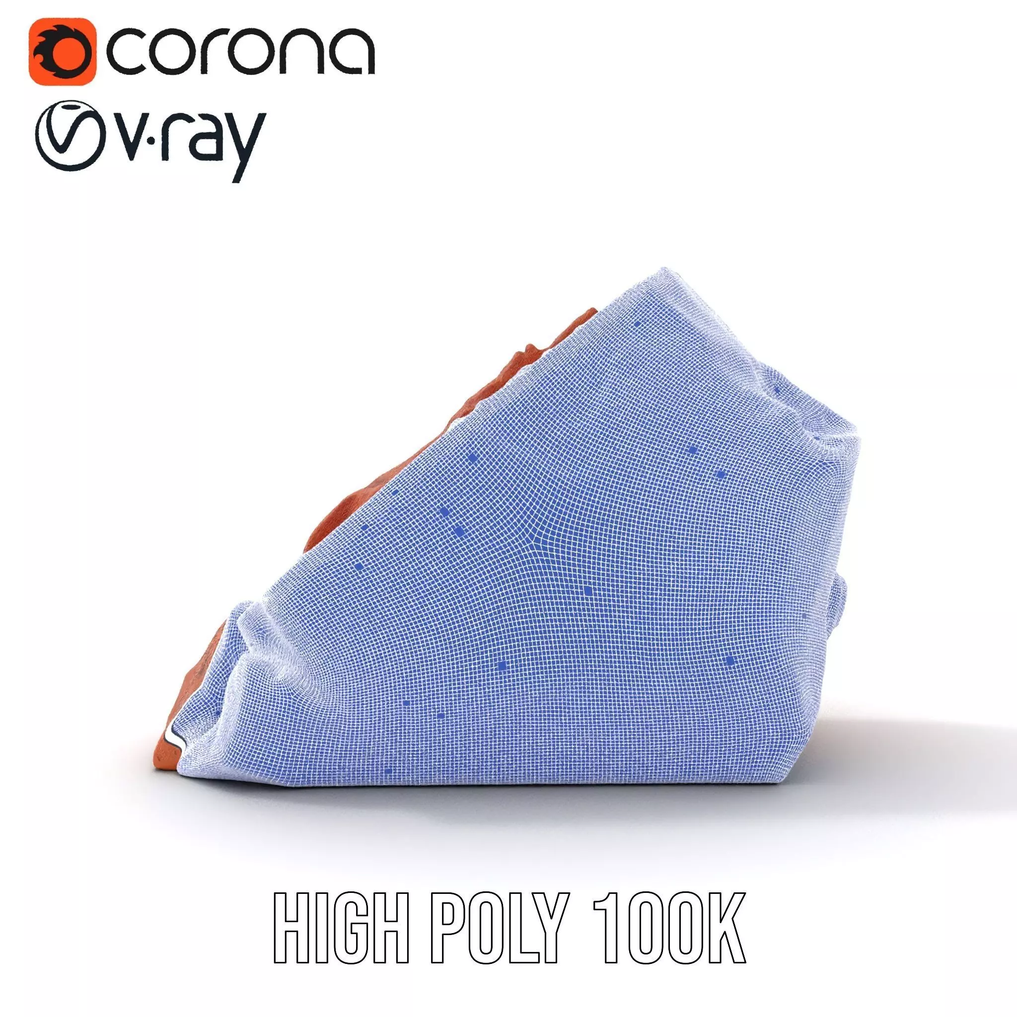 Rustic Clay Boulder model pack Low-poly 3D model_35