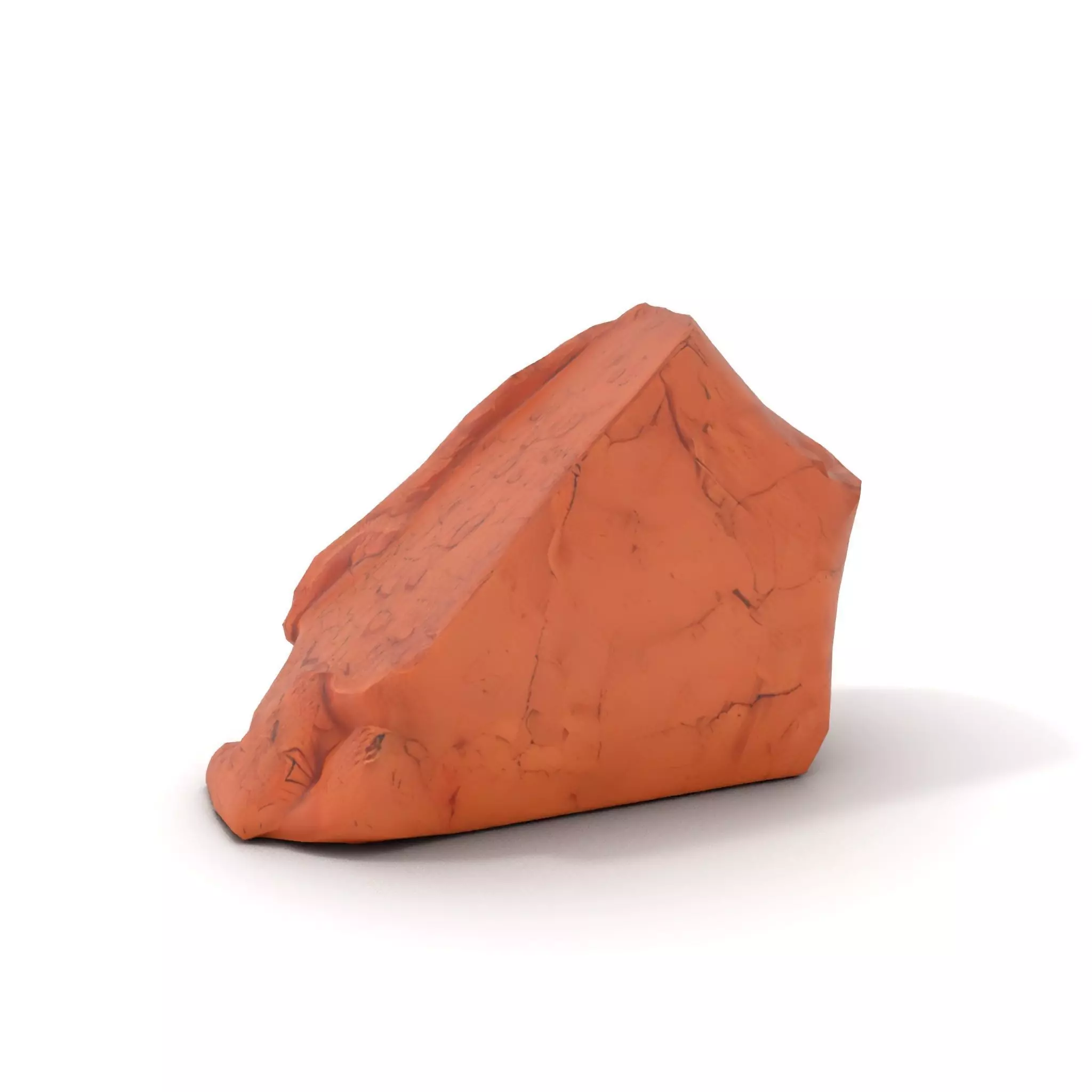 Rustic Clay Boulder model pack Low-poly 3D model_8