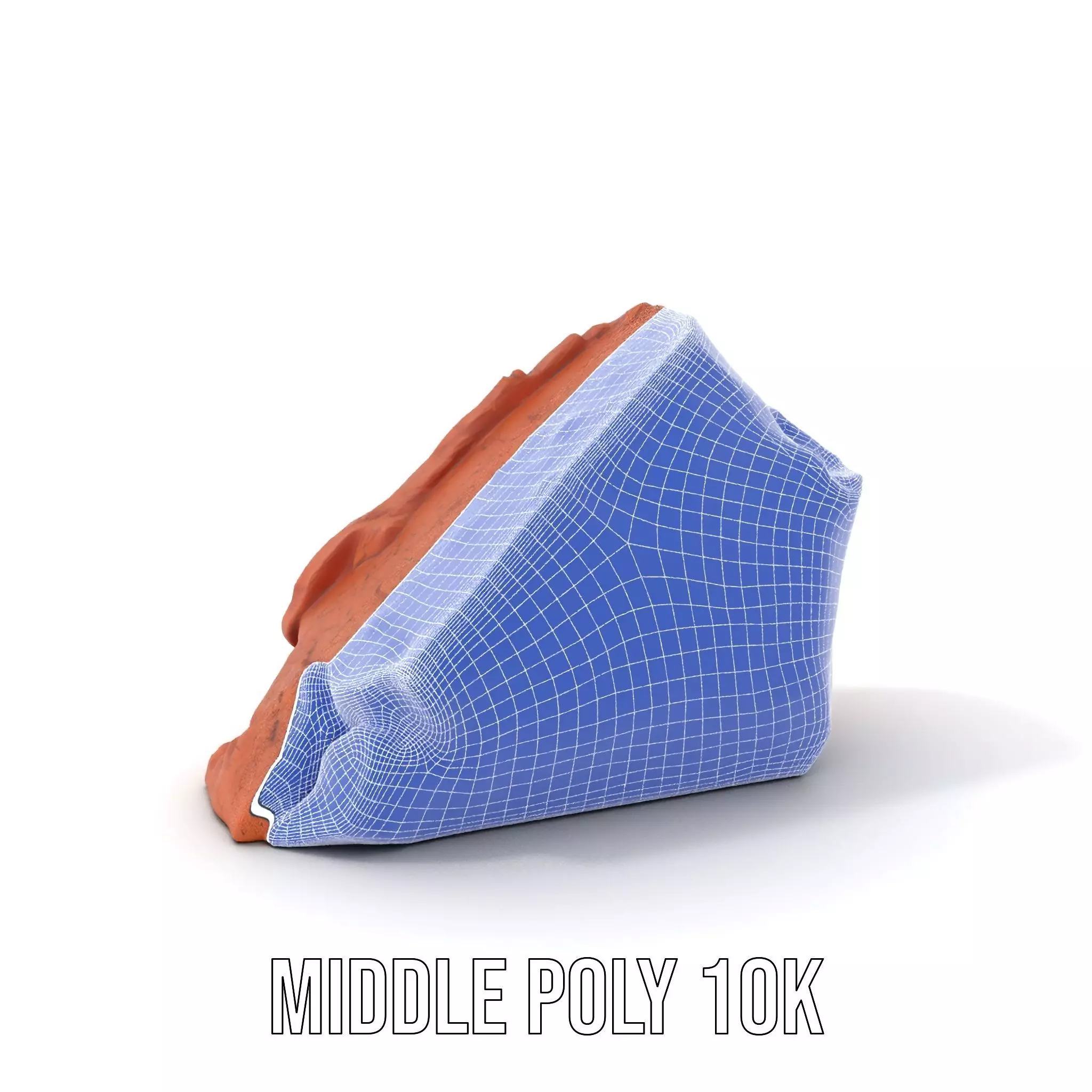 Rustic Clay Boulder model pack Low-poly 3D model_16