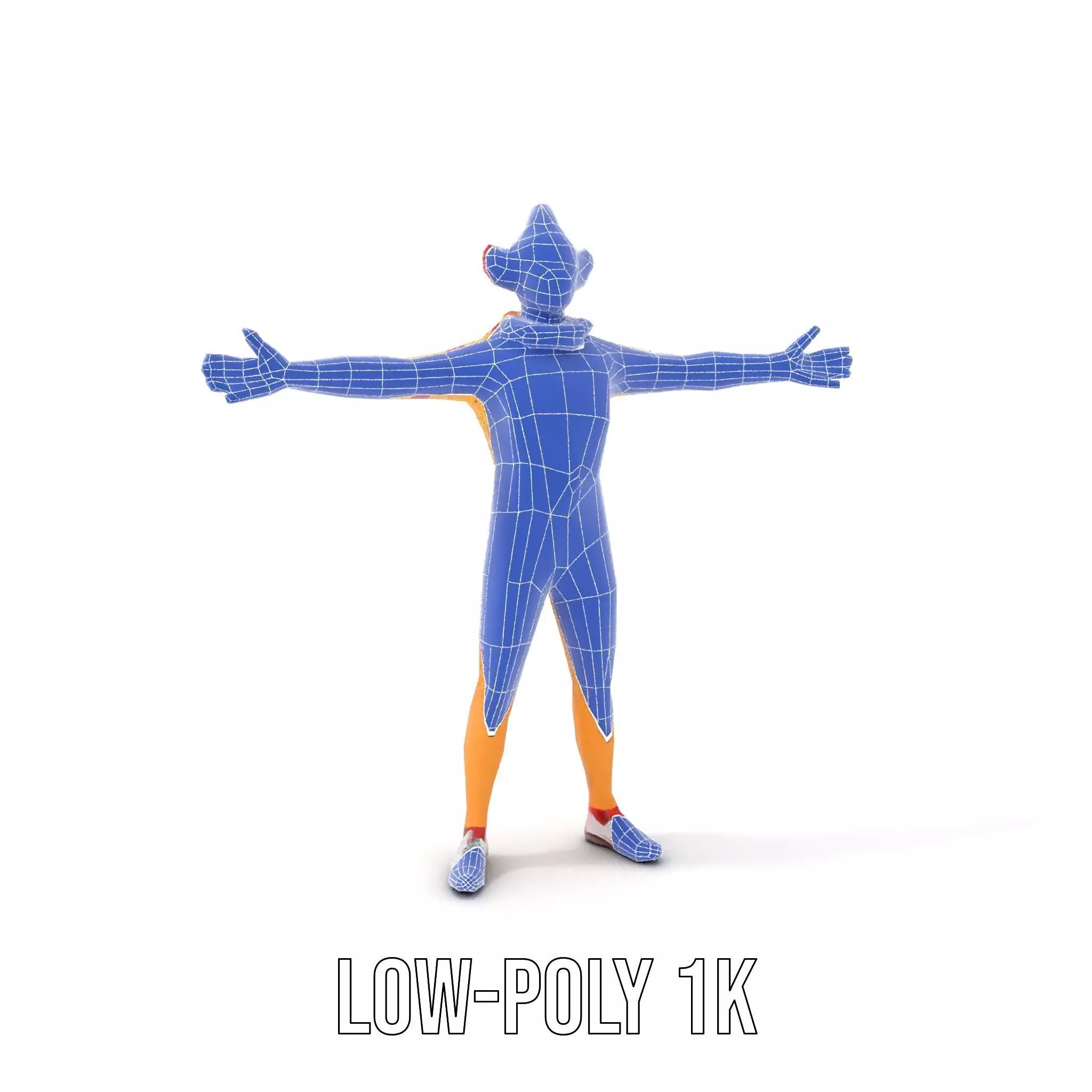 Colorful Juggling Clown model pack Low-poly 3D model_15