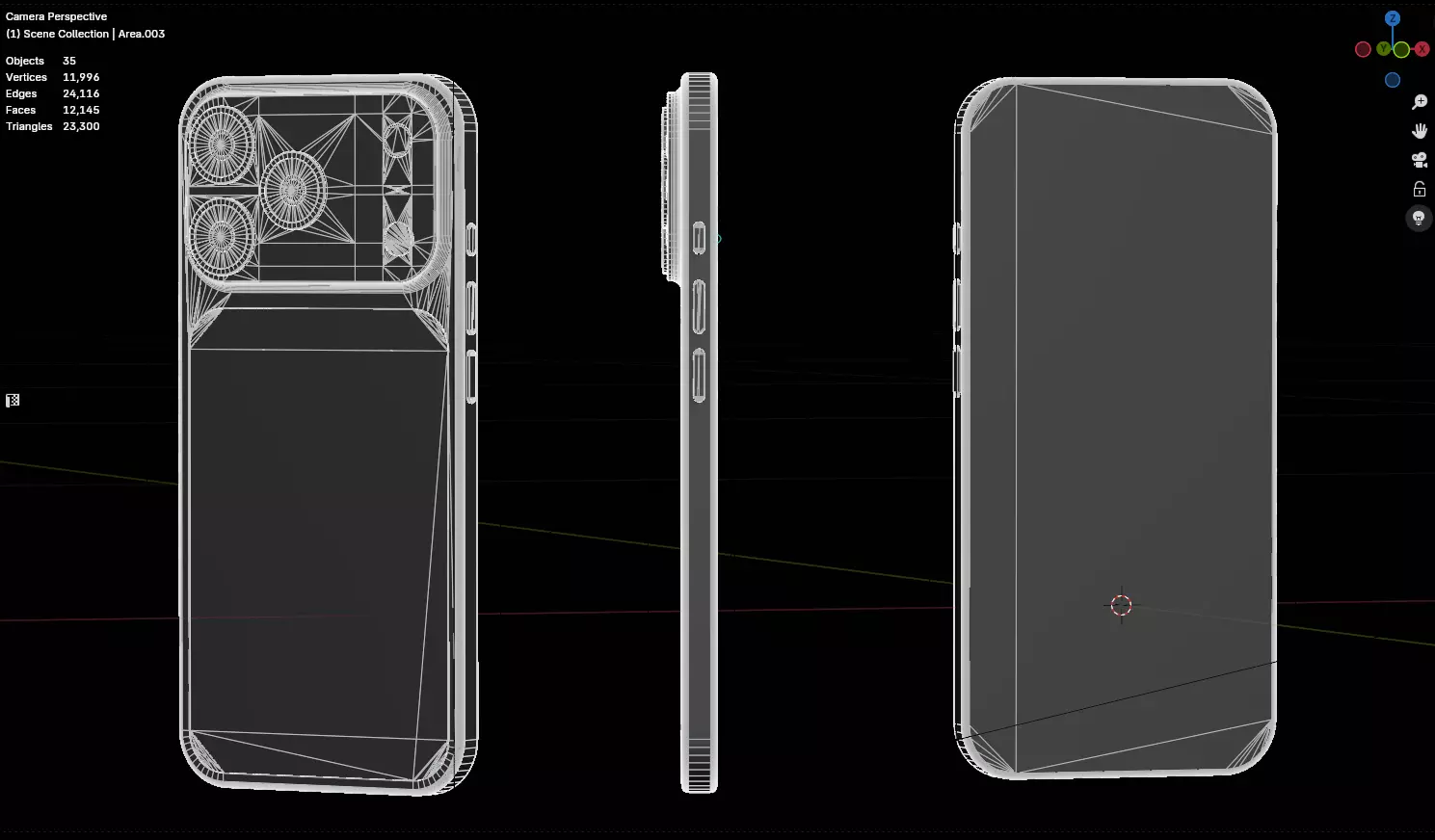 Iphone 17 pro max 3D model_3