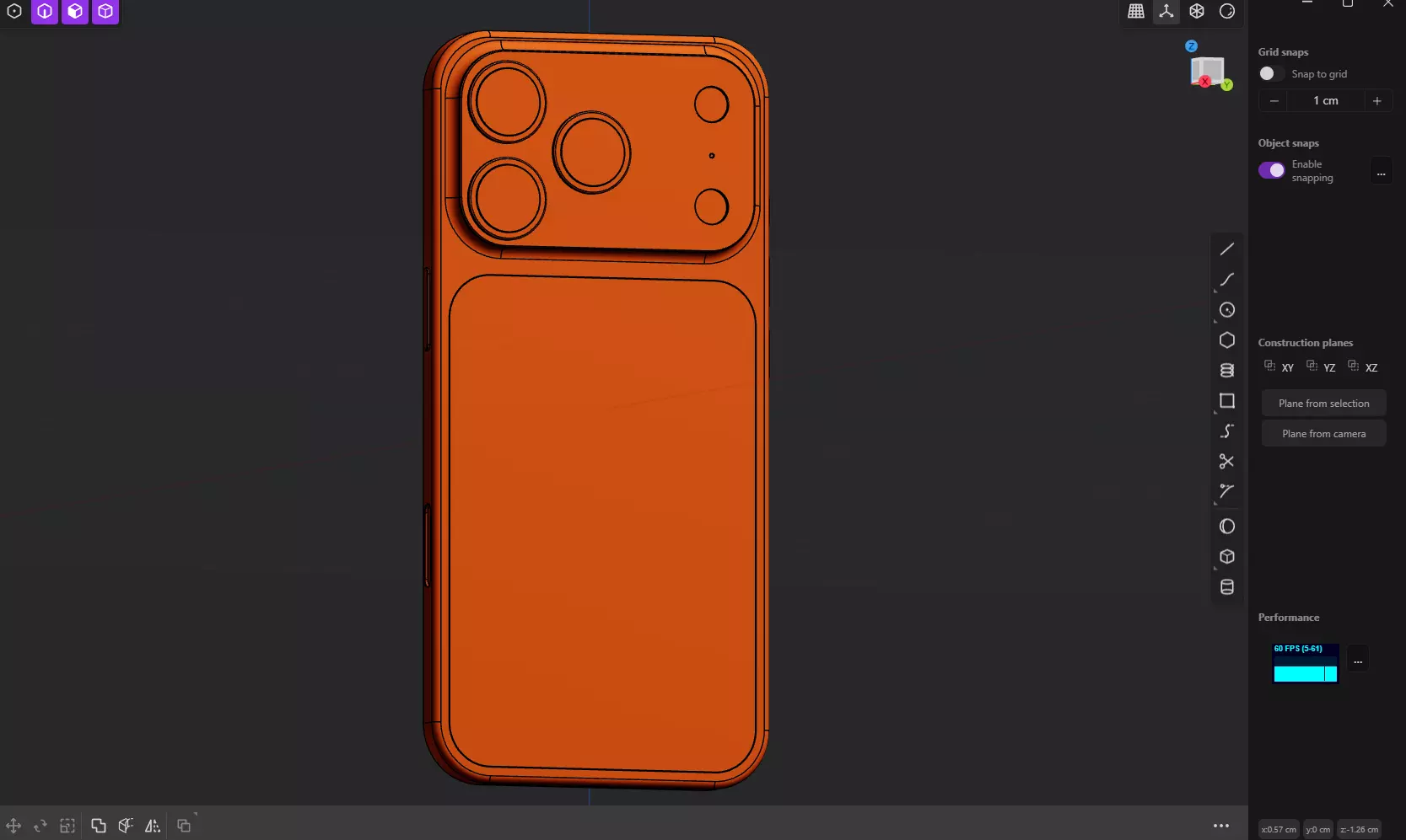 Iphone 17 pro max 3D model_5