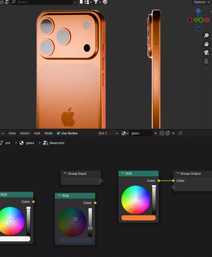 Iphone 17 pro max 3D model_4
