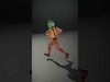 Colorful Clown Character model pack Low-poly 3D model_2