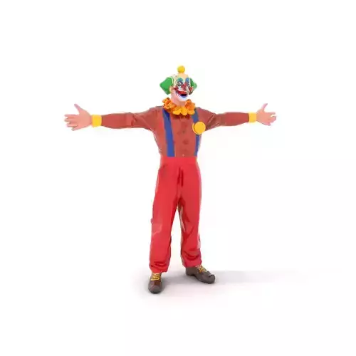 Colorful Clown Costume model pack Low-poly 3D model