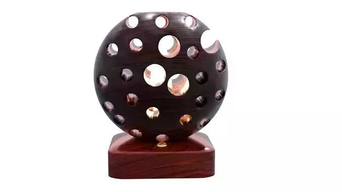 Decorative lighting for interiors with pbr materials