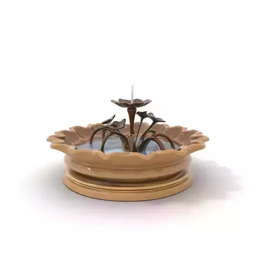 Elegant Wooden Fountain model pack