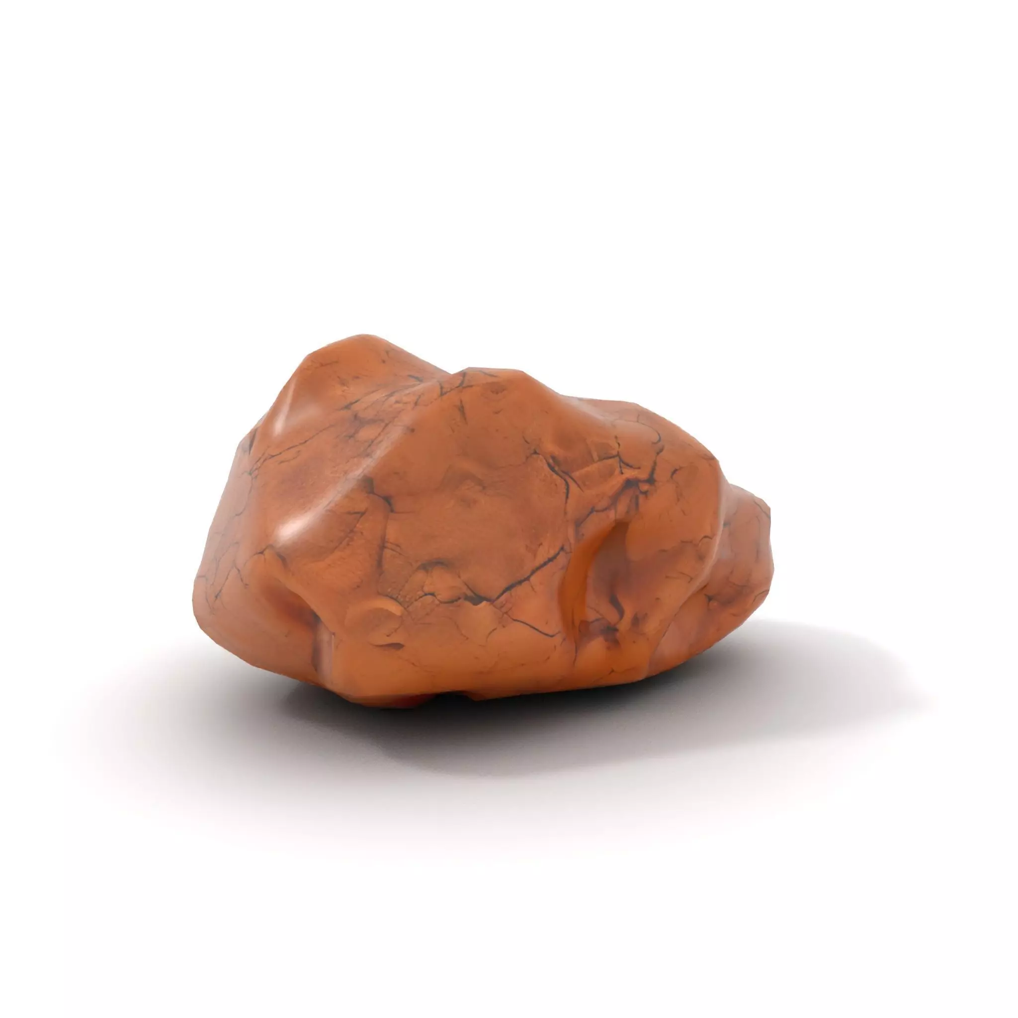 Terracotta Boulder model pack Low-poly 3D model_7