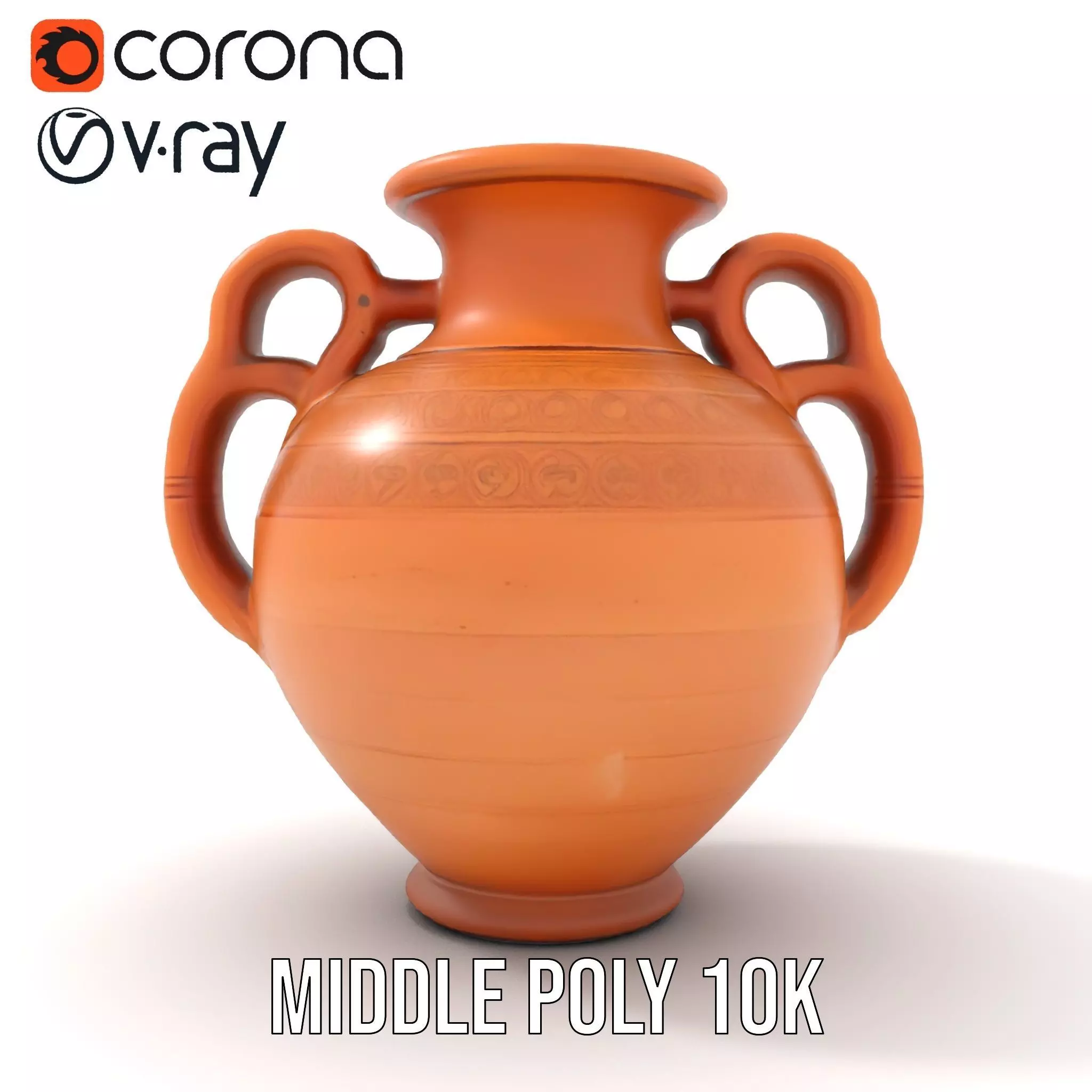 Terracotta Vase model pack Low-poly 3D model_27