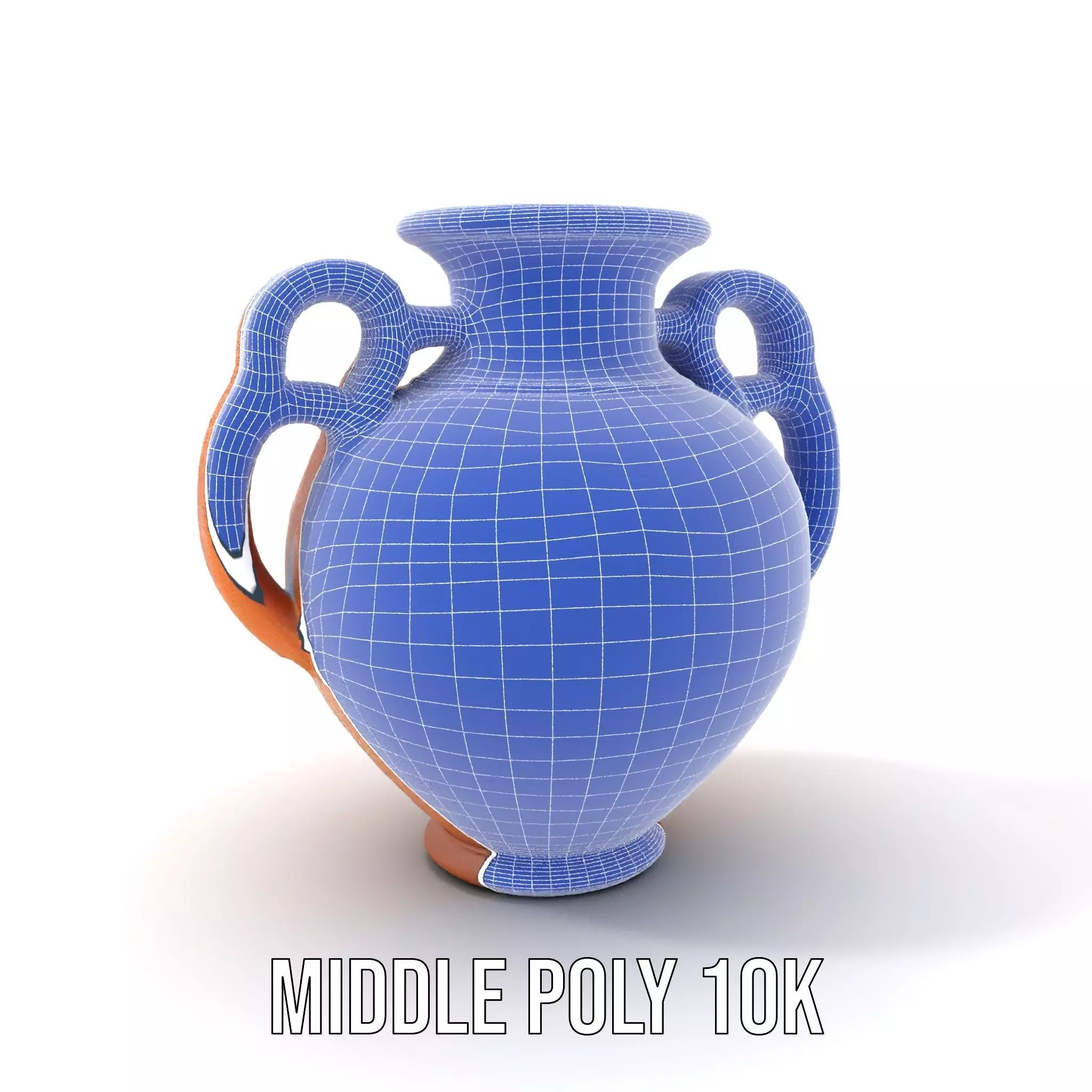 Terracotta Vase model pack Low-poly 3D model_5