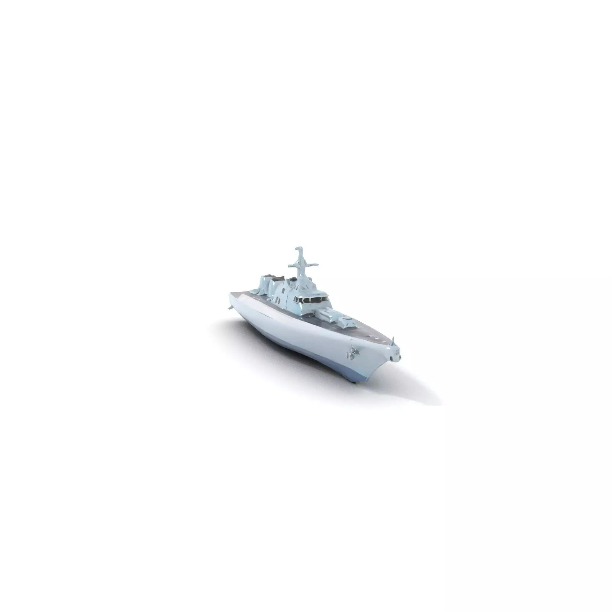 Modern Naval Warship model pack Low-poly 3D model_12