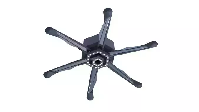 Ceiling fan with LED lighting