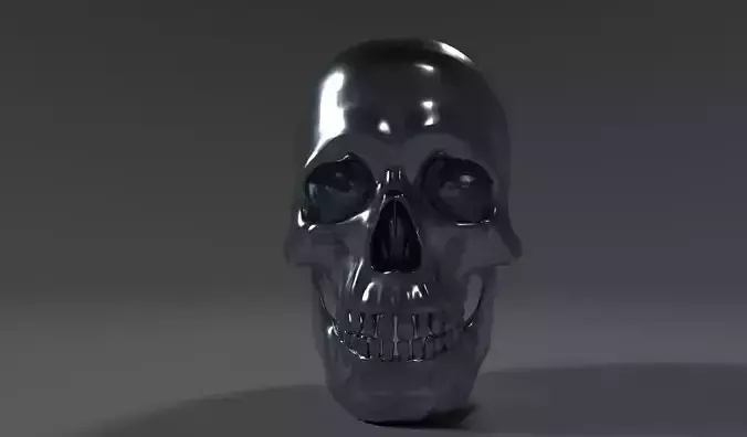 Chrome skull