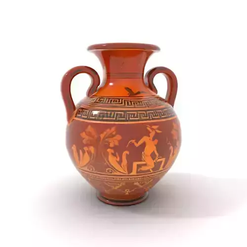 Greek Amphora Terra Cotta model pack Low-poly 3D model Greek Amphora Terra Cotta model pack Low-poly 3D model