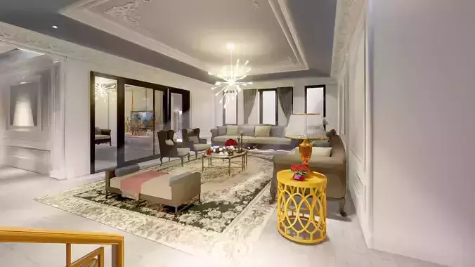 Interior design house 3D Model