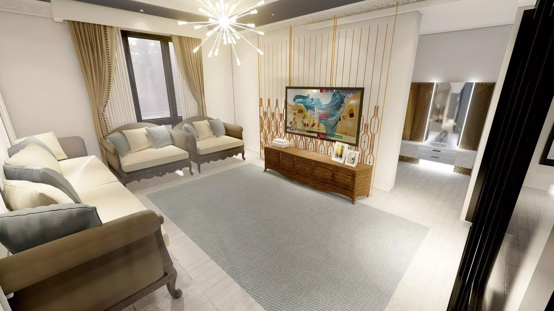 Interior design house 3D Model 3D model_2