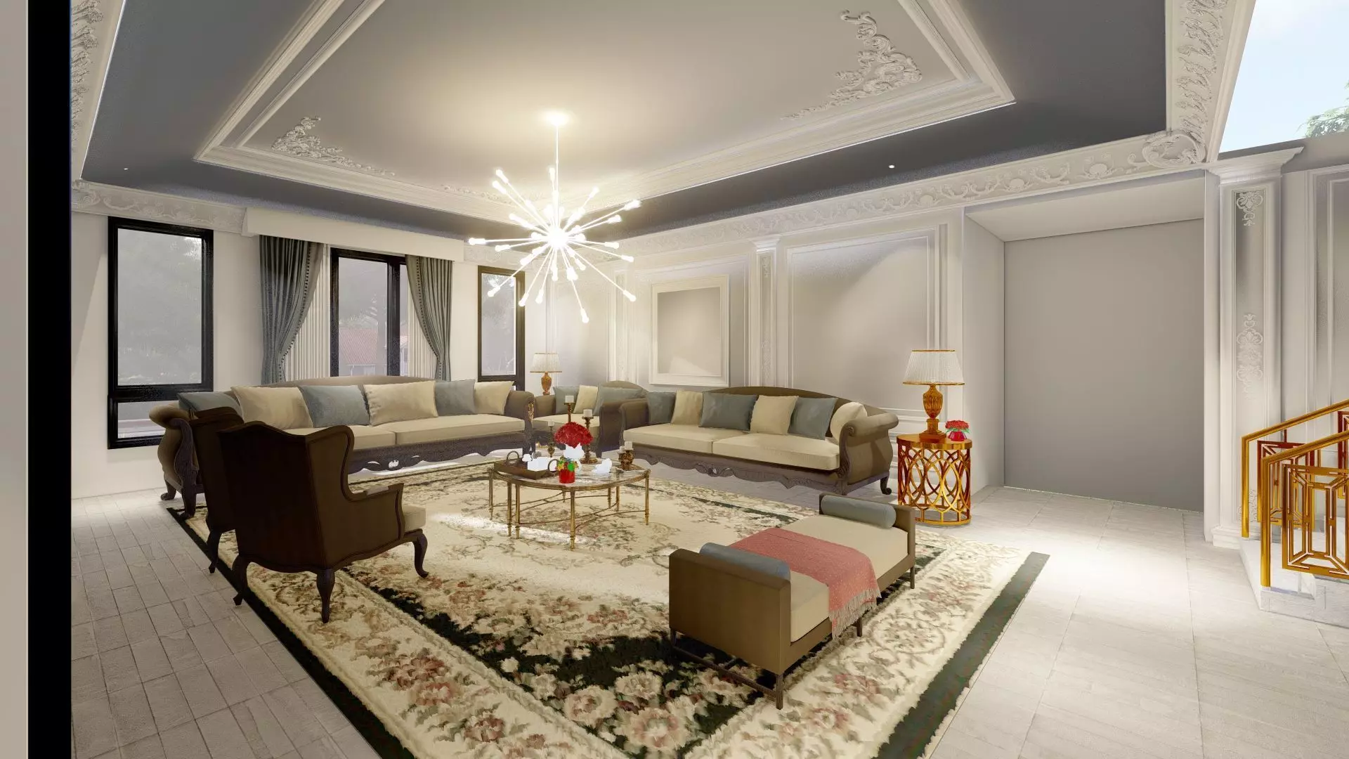Interior design house 3D Model 3D model_4