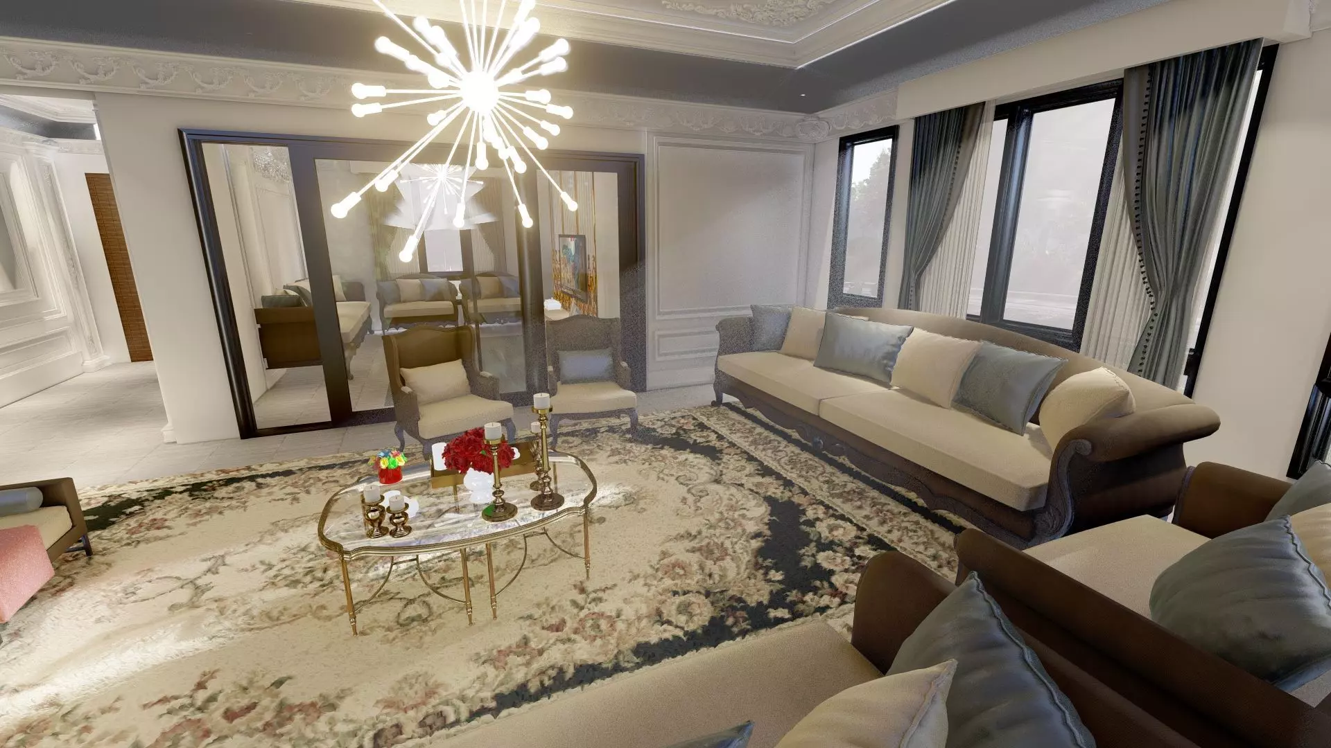 Interior design house 3D Model 3D model_3