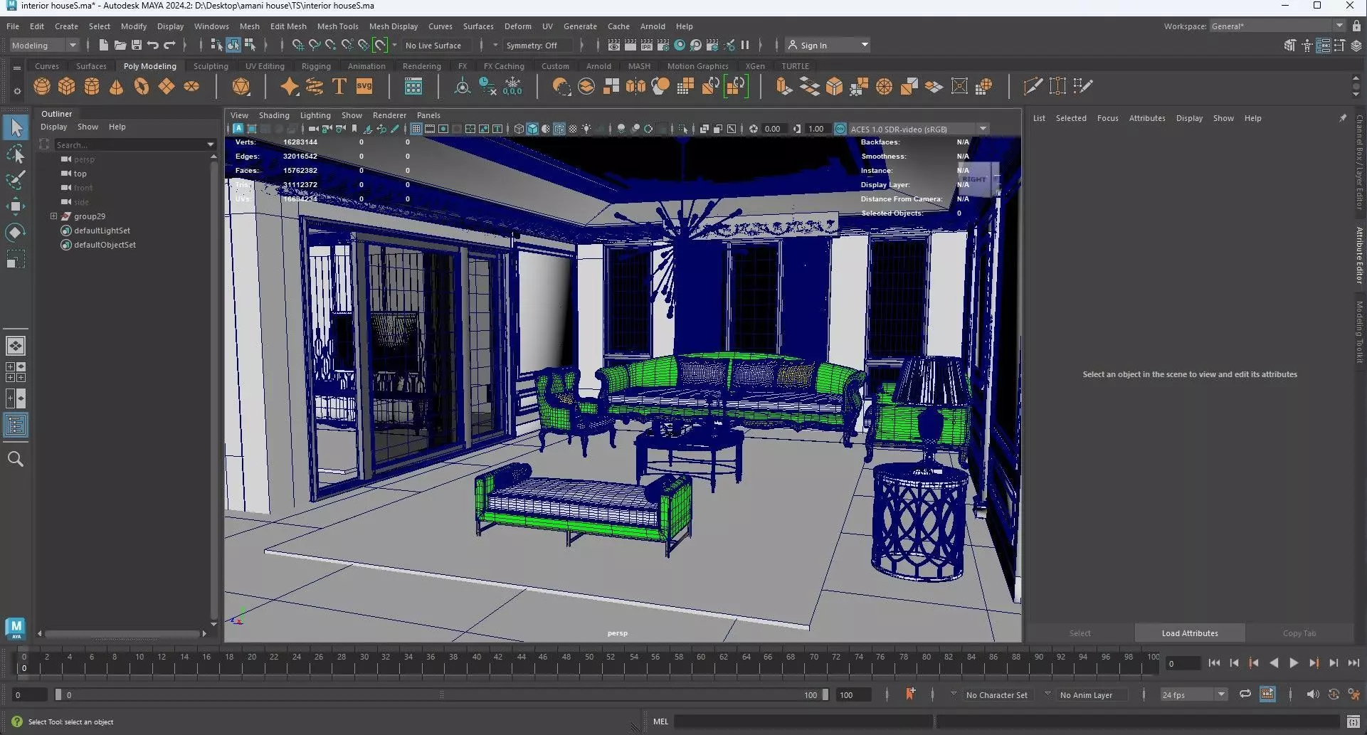 Interior design house 3D Model 3D model_7