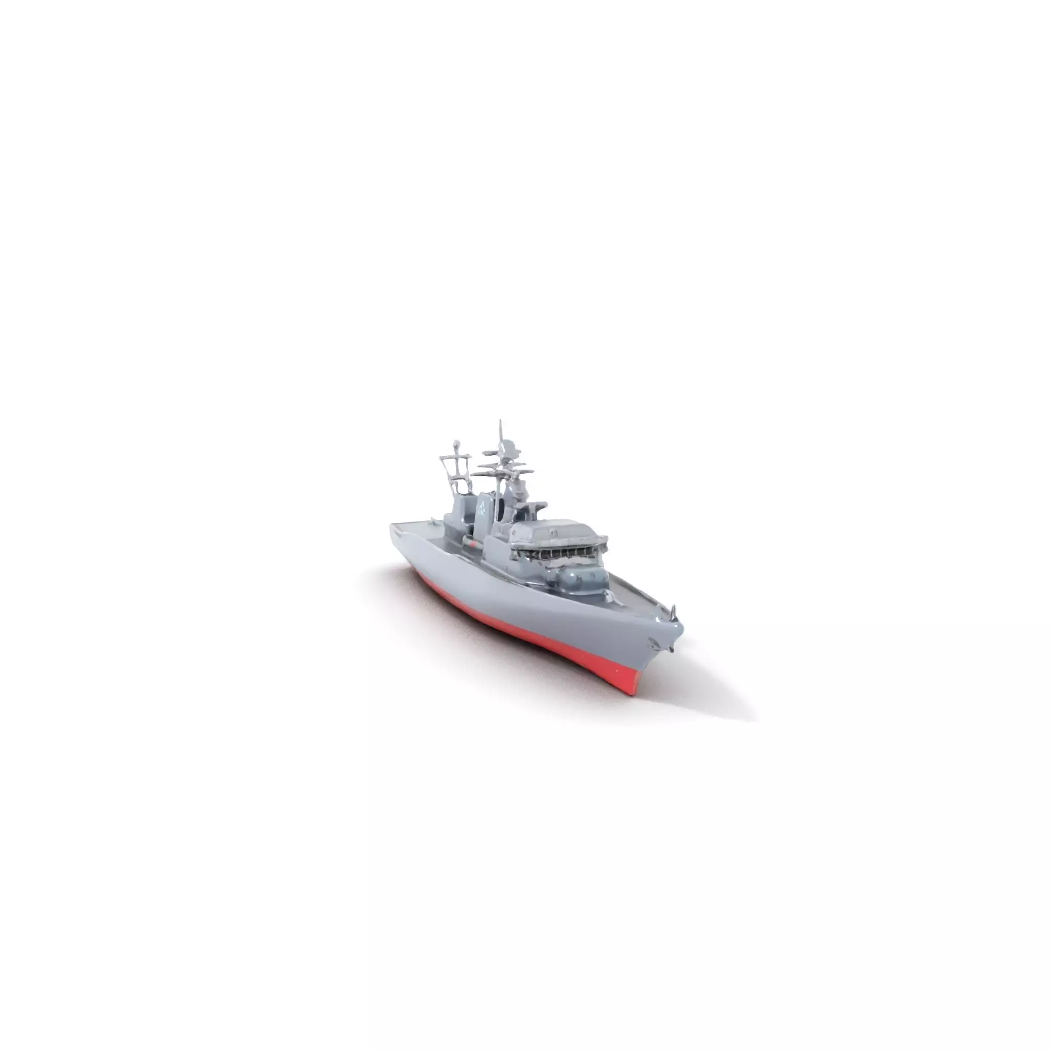 Modern Naval Destroyer model pack Low-poly 3D model_5