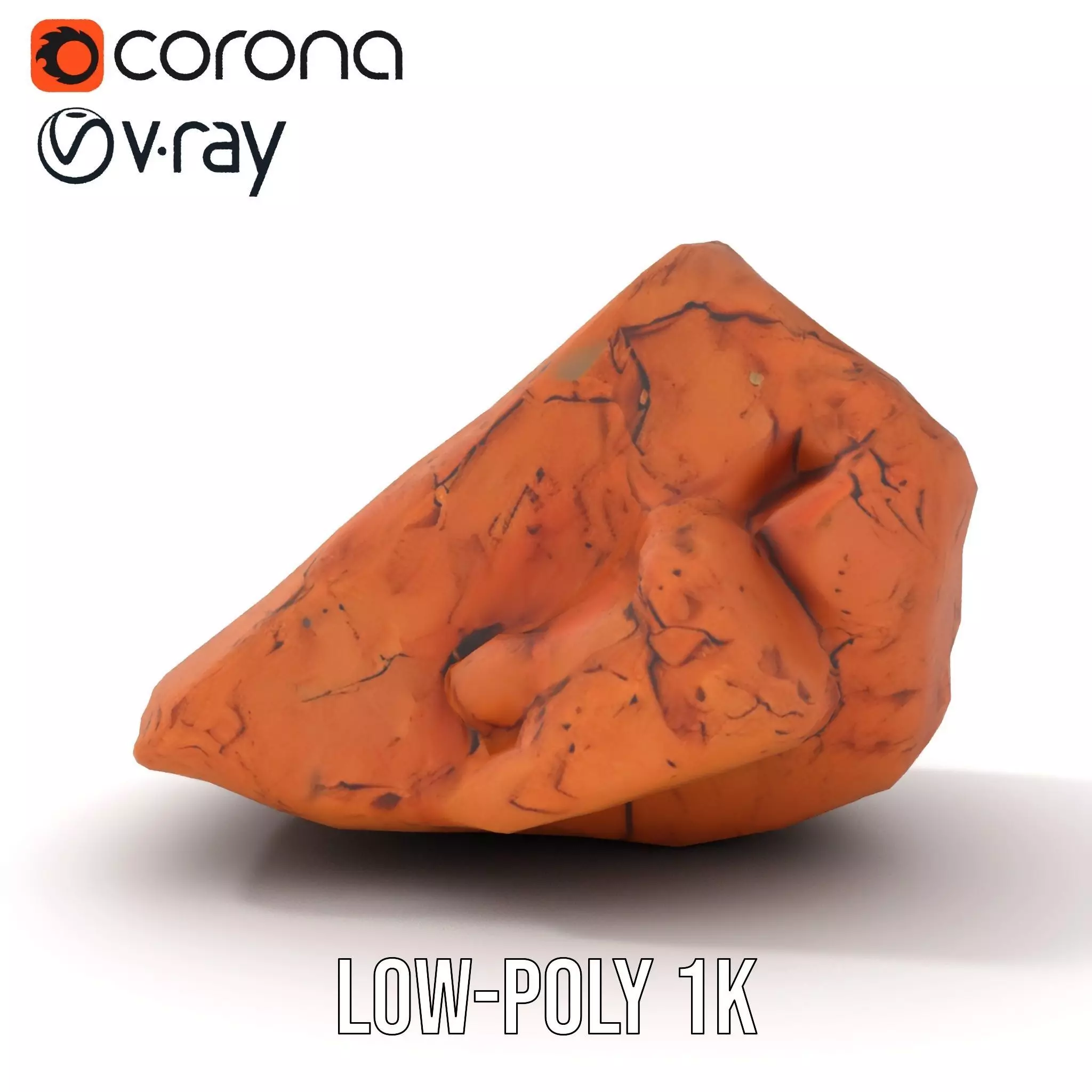 Rustic Clay Rock model pack Texture_19