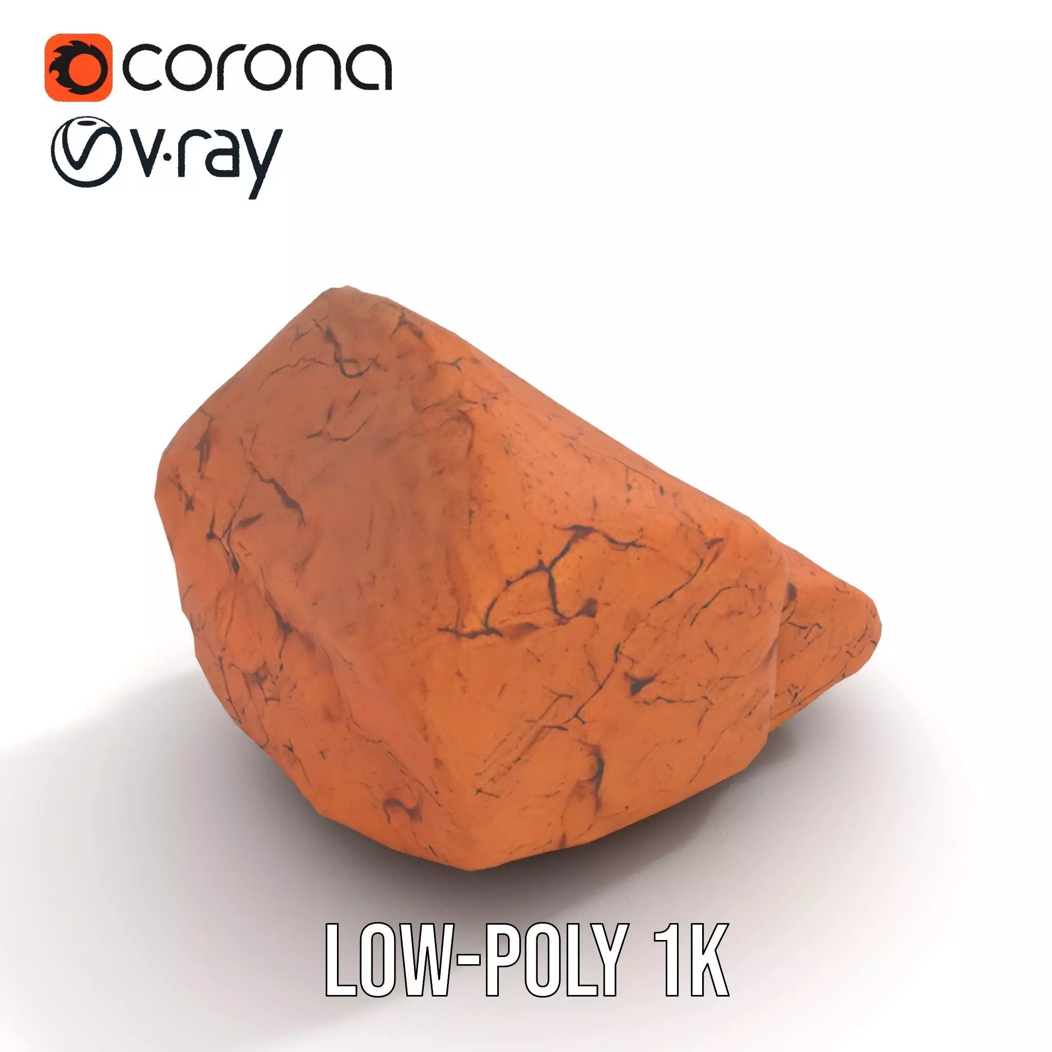 Rustic Clay Rock model pack Texture_14