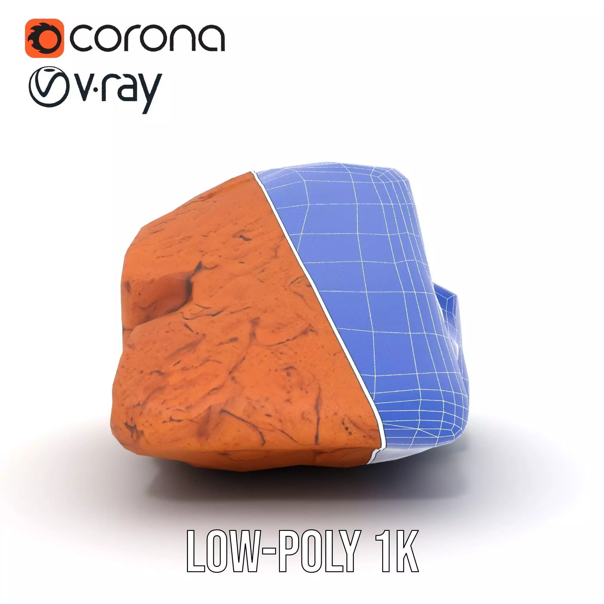 Rustic Clay Rock model pack Texture_30