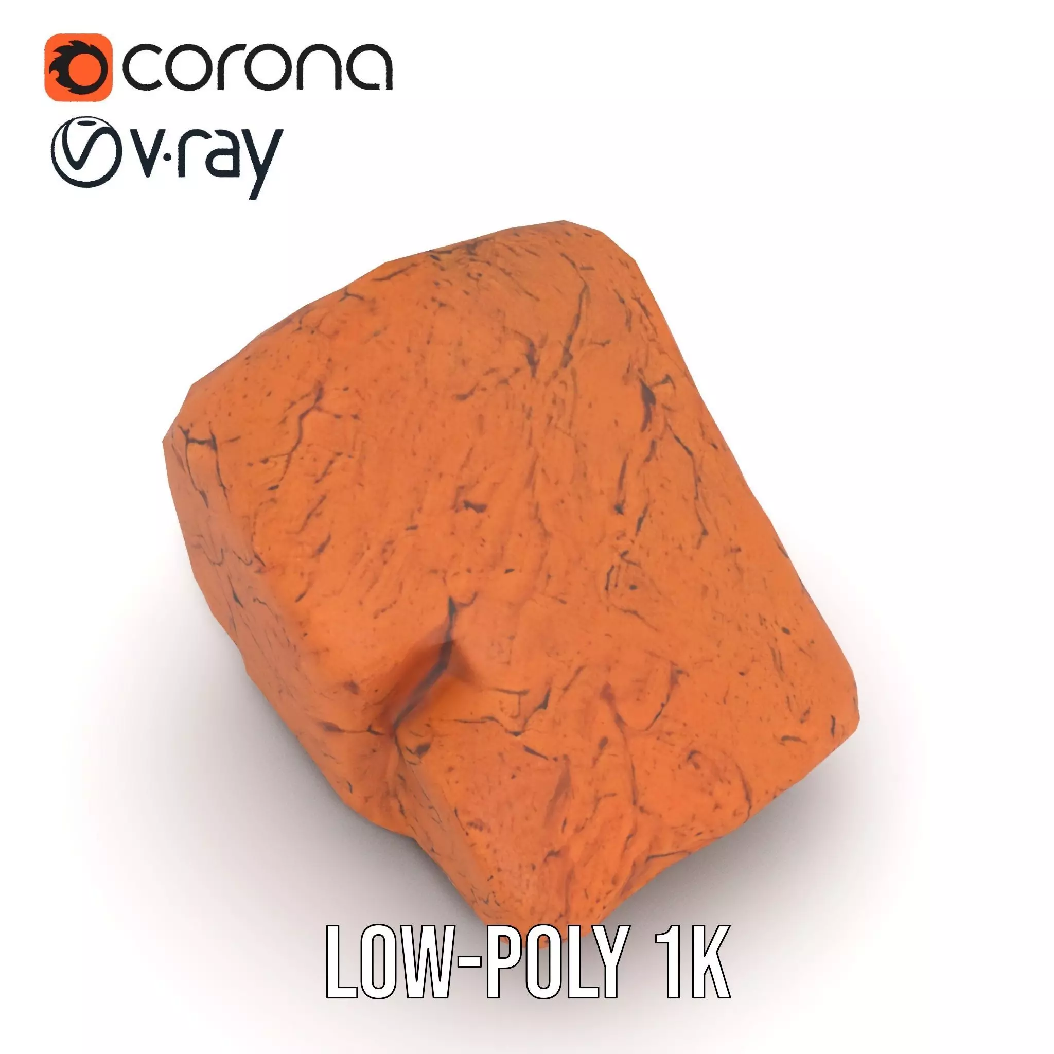 Rustic Clay Rock model pack Texture_12