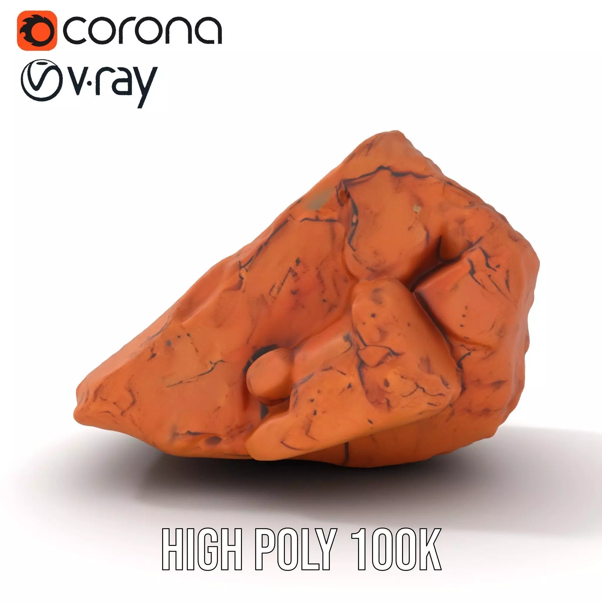 Rustic Clay Rock model pack Texture_25