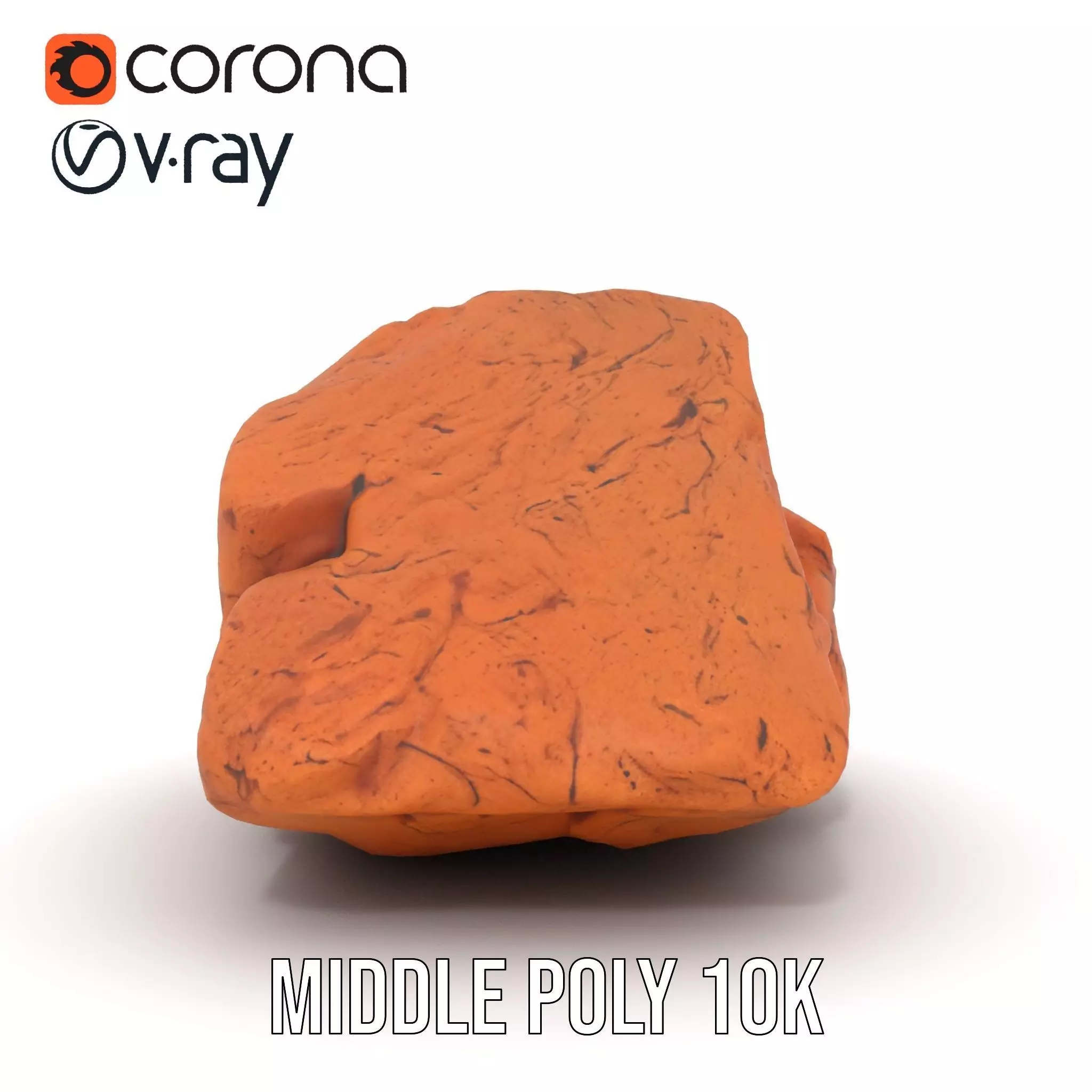 Rustic Clay Rock model pack Texture_16