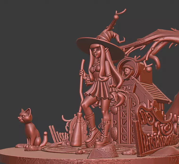 Teen Witch 3D print model_3
