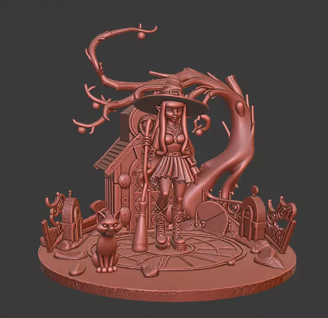 Teen Witch 3D print model_1