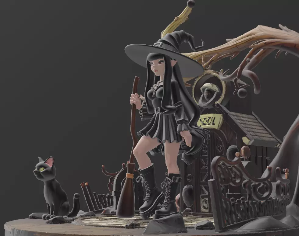 Teen Witch 3D print model_2