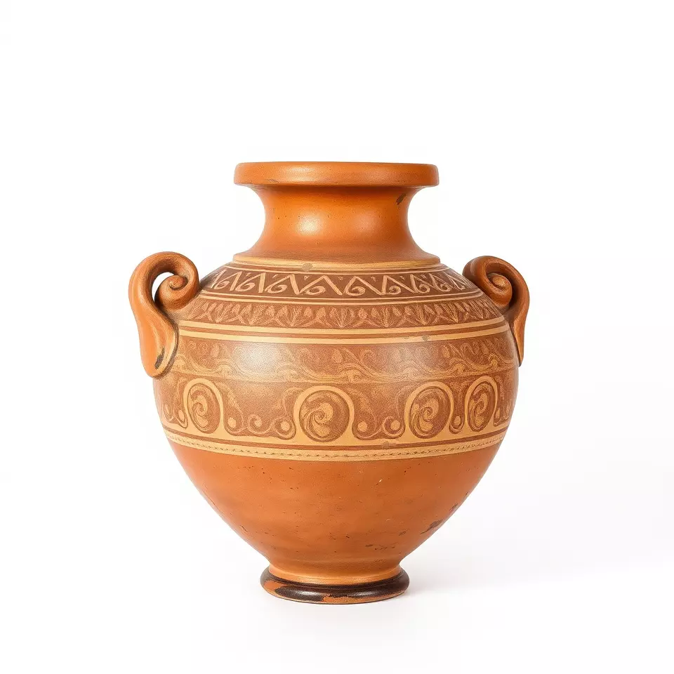 Elegant Terracotta Vase model pack Low-poly 3D model_2